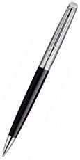 Шариковая ручка WATERMAN Hemisphere Deluxe (S0921150) Black CT (M) чернила: синий нержавеющая сталь блестящий хром